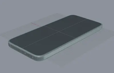 OPPO A6i手机外观3D模型