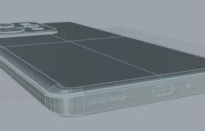 Realme P4 Power 5G 印度版手机外观rhino模型