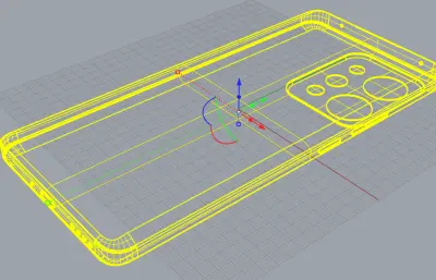 Realme P4 Power 5G 印度版手机外观rhino模型