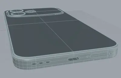 OPPO A6i手机外观3D模型