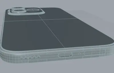 Honor 600 Lite/X80i手机外观模型