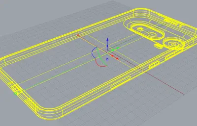 Honor Magic 8 Pro Air手机外观模型