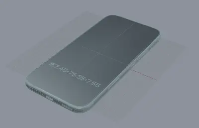 Honor 600 Lite/X80i手机外观模型