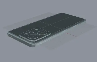 Realme P4 Power 5G 印度版手机外观rhino模型