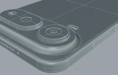 Honor Magic 8 Pro Air手机外观模型