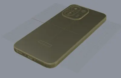 OPPO A6i Pro手机外观3D模型