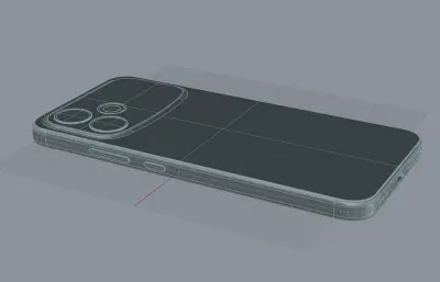 OPPO A6i手机外观3D模型