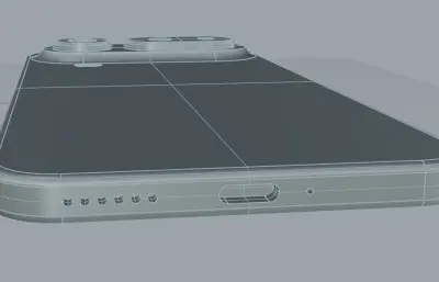 Honor Magic 8 Pro Air手机外观模型