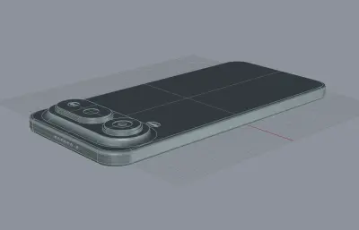 Honor Magic 8 Pro Air手机外观模型