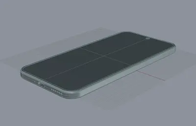 Honor Magic 8 Pro Air手机外观模型