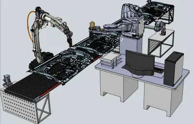 汽车零部件自动化检测生产线