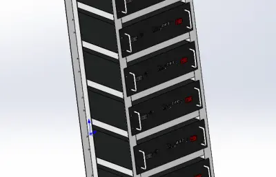 上柜机箱置物架