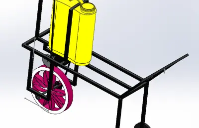 农业喷雾推车设计