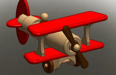 木制玩具飞机