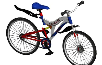 山地减震自行车