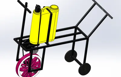 农业喷雾推车设计