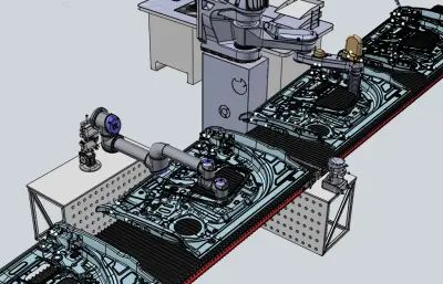 汽车零部件自动化检测生产线