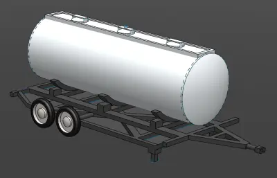气体罐牵引拖车