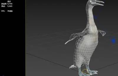 泰坦巨翼鸟 Copepteryx Titan 史前鸟类