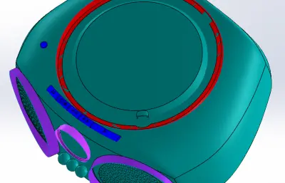 CD播放器stp模型
