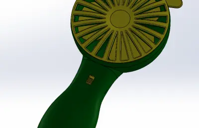 手持风扇装配图