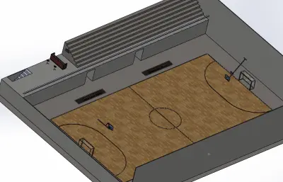 体育馆 室内篮球场/无零件