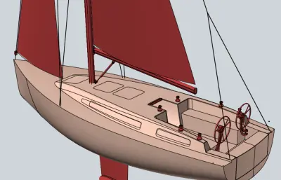 11米帆船模型