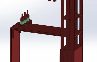 家具吧台stp模型