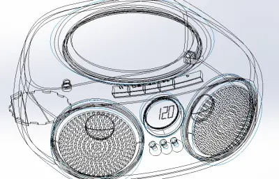 CD播放器stp模型