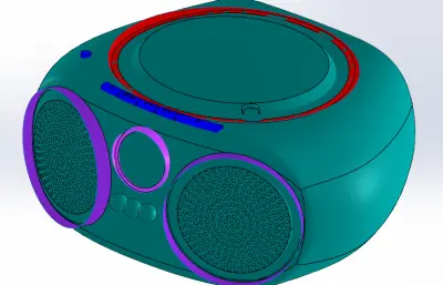 CD播放器stp模型