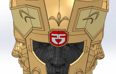 双子座头盔solidworks模型