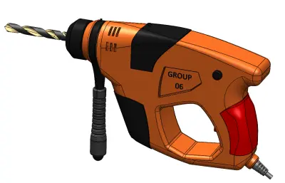 手钻机 钻孔机外观