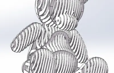 泰迪熊（木质拼图）