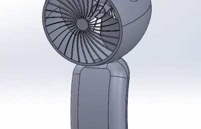 台式风扇模型