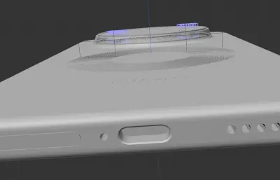 华为HUAWEI Mate 80 Pro Max 风驰版手机C4D,KEYSHOT模型