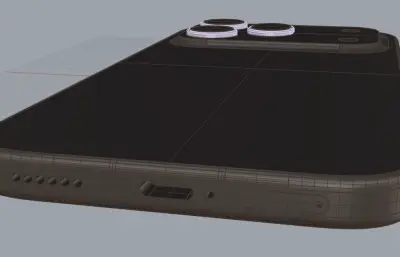 荣耀 600 Pro手机外观rhino模型