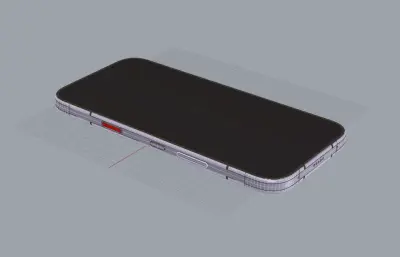 荣耀 600 Pro手机外观rhino模型