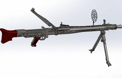 玩具气钉mg42模型