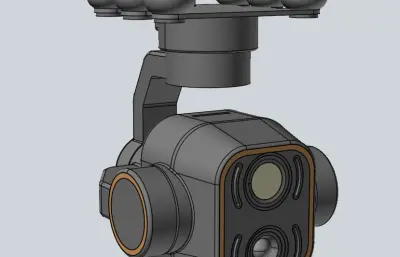 无人机三向悬挂式相机