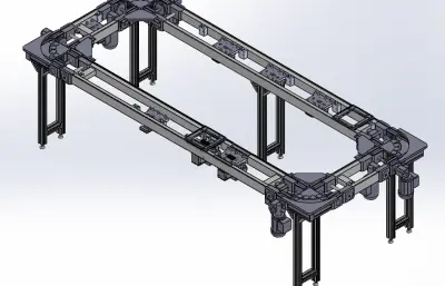 矩形托盘循环输送线