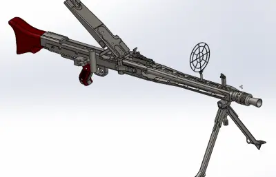 玩具气钉mg42模型