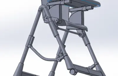 婴儿喂食餐椅设计
