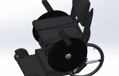 新式轮椅三维模型