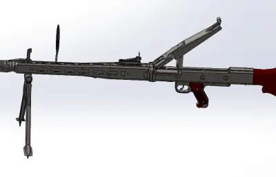 玩具气钉mg42模型