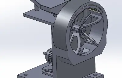 小麦碾磨机设计模型