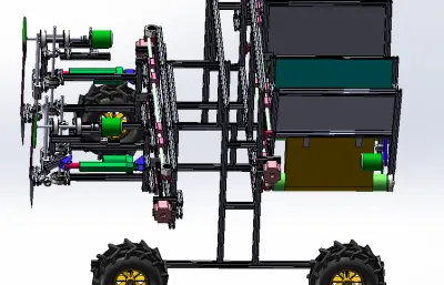 一次成型式草方格沙障碍铺设装置