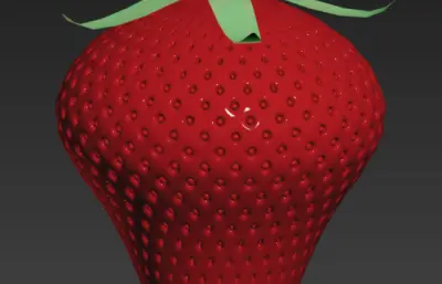 三维 草莓max模型