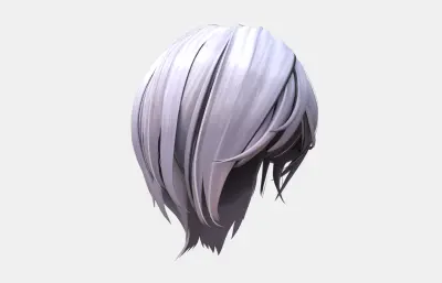 头发发型 短发 美女头发