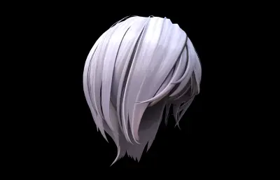 头发发型 短发 美女头发