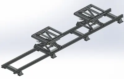 移动式升降辊筒线